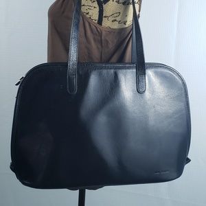 Jack Georges Briefcase Italian Leather Handbag